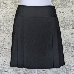 VTG Express Design Studio Pinstripe Mini Skirt w/ Side Buckles - Size 0